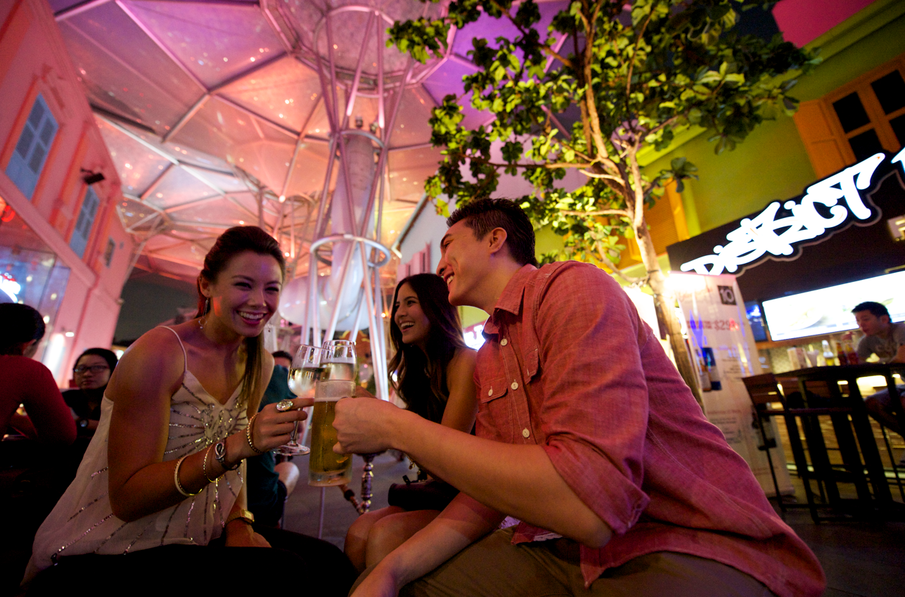 Night life at Clarke Quay